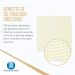 Dynarex Oil Emulsion Dressing, 3" x 8", 24ea/bx 6bxs/cs (144 Count) Dynarex Oil Emulsion Dressing, 3" x 8", 24ea/bx 6bxs/cs (144 Count)