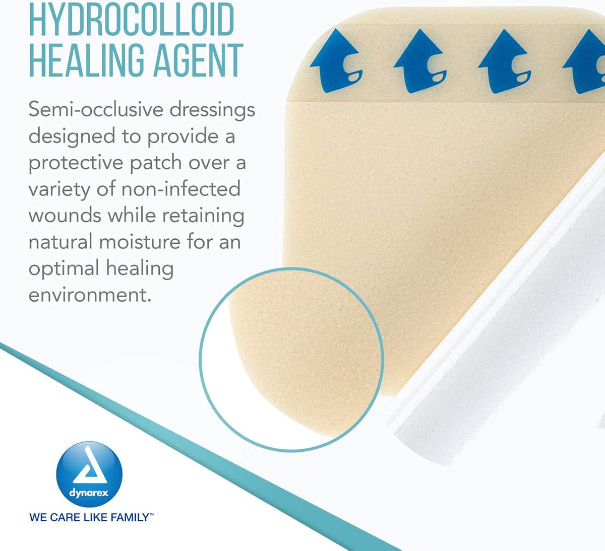 Dynarex DynaDerm - Hydrocolloid Foam, 4" x 4", 5ea/bx, 12bxs/cs (60 Count) Dynarex DynaDerm - Hydrocolloid Foam, 4" x 4", 5ea/bx, 12bxs/cs (60 Count)
