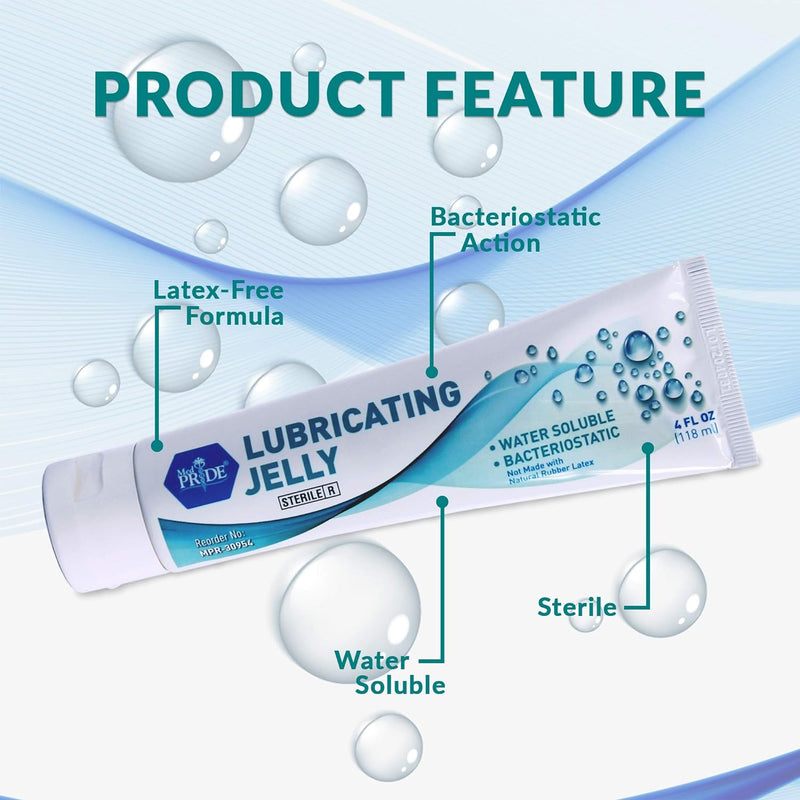 MedPride Lubricating Jelly 4fl Oz Tube - 12 Box / Case of 6 (72 count) MedPride Lubricating Jelly 4fl Oz Tube - 12 Box / Case of 6 (72 count)