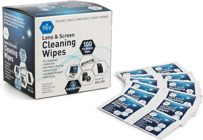 MedPride Premoistened Lens Cleaning Wipes - 6" x 5"- 100 wipes/ Case of 50 (5000 count) MedPride Premoistened Lens Cleaning Wipes - 6" x 5"- 100 wipes/ Case of 50 (5000 count)