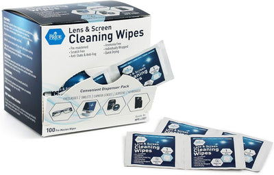 MedPride Premoistened Lens Cleaning Wipes - 6" x 5"- 100 wipes/ Case of 50 (5000 count) MedPride Premoistened Lens Cleaning Wipes - 6" x 5"- 100 wipes/ Case of 50 (5000 count)