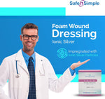 Safe N Simple Simpurity Foam Wound Dressing Ionic Silver (192 Count) Safe N Simple Simpurity Foam Wound Dressing Ionic Silver (192 Count)