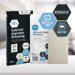 MedPride Antimicrobial Calcium Alginate Wound Dressing Pads, Highly Absorbent, 4” x 8”, Promotes Faster Healing - 5/Box, Case of 20 (100 Count) MedPride Antimicrobial Calcium Alginate Wound Dressing Pads, Highly Absorbent, 4” x 8”, Promotes Faster Healing - 5/Box, Case of 20 (100 Count)