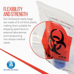 Dynarex Specimen Bags, 2 mil (1000 Count) Dynarex Specimen Bags, 2 mil (1000 Count)