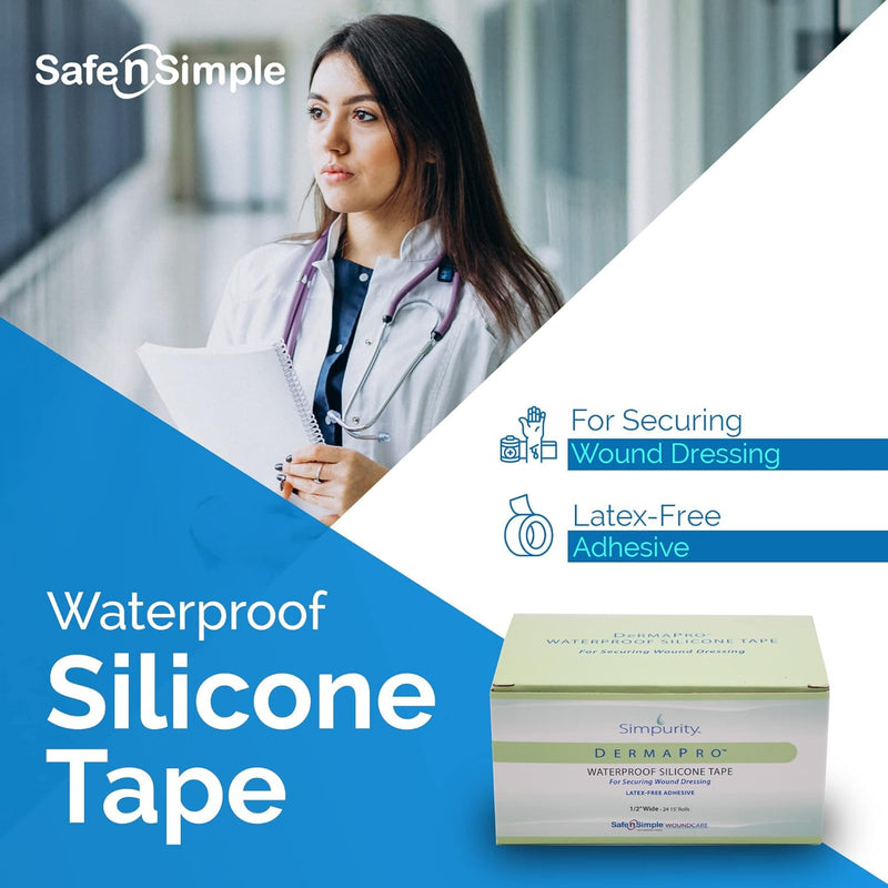 Safe N Simple Simpurity DermaPro Silicone Waterproof Tape Safe N Simple Simpurity DermaPro Silicone Waterproof Tape