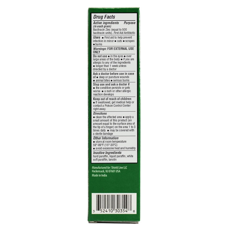MedPride Bacitracin Zinc Ointment First Aid Antibiotic - 1oz. Tubes - Indv. Boxed- Case of 72 MedPride Bacitracin Zinc Ointment First Aid Antibiotic - 1oz. Tubes - Indv. Boxed- Case of 72
