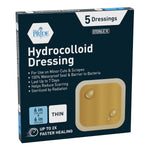 Medpride Hydrocolloid Wound Dressing Pads 6"x6" Thin, Sterile Adhesive Patches, 5/Pack, Case of 12 (60 Count) Medpride Hydrocolloid Wound Dressing Pads 6"x6" Thin, Sterile Adhesive Patches, 5/Pack, Case of 12 (60 Count)