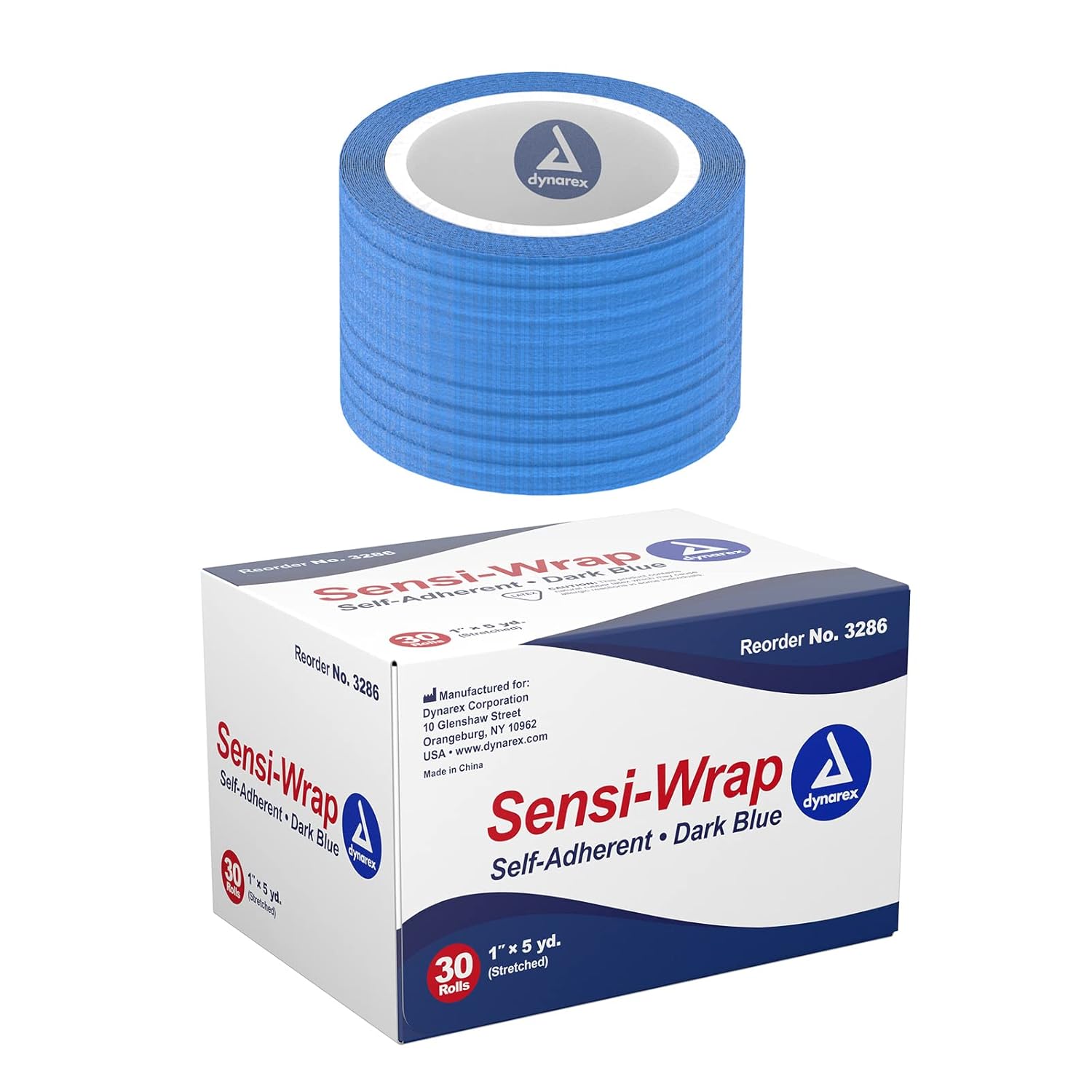 Dynarex Sensi Wrap, Self-Adherent, Dark Blue Dynarex Sensi Wrap, Self-Adherent, Dark Blue