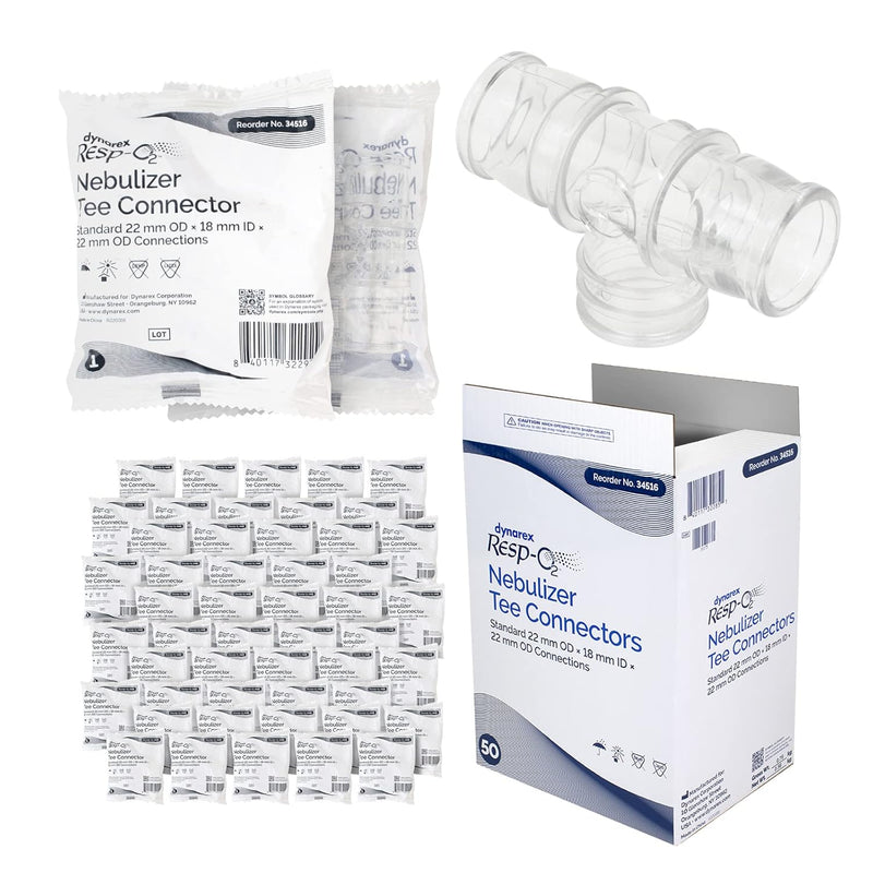 Dynarex Resp-O2™ Adapters & Connectors (50 Count) Dynarex Resp-O2™ Adapters & Connectors (50 Count)