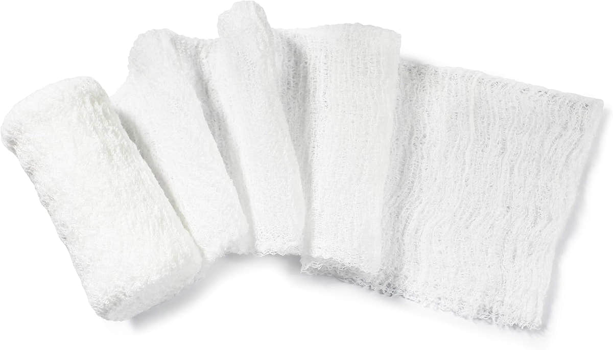 MedPride Krinkle Gauze Roll, Cotton Wound Dressing Sterile Wraps – 6-Ply, 4.5''x4.1 Yds. Case of 100 MedPride Krinkle Gauze Roll, Cotton Wound Dressing Sterile Wraps – 6-Ply, 4.5''x4.1 Yds. Case of 100
