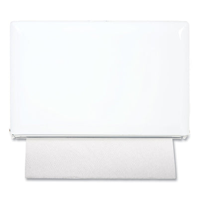 San Jamar Singlefold Paper Towel Dispenser, 10.75 x 6 x 7.5, White San Jamar Singlefold Paper Towel Dispenser, 10.75 x 6 x 7.5, White