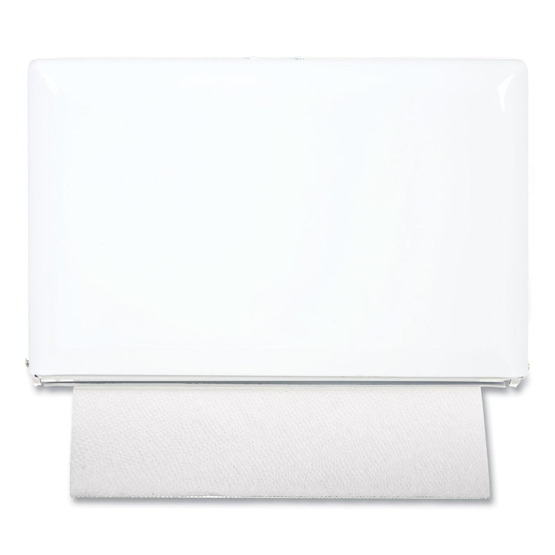 San Jamar Singlefold Paper Towel Dispenser, 10.75 x 6 x 7.5, White San Jamar Singlefold Paper Towel Dispenser, 10.75 x 6 x 7.5, White