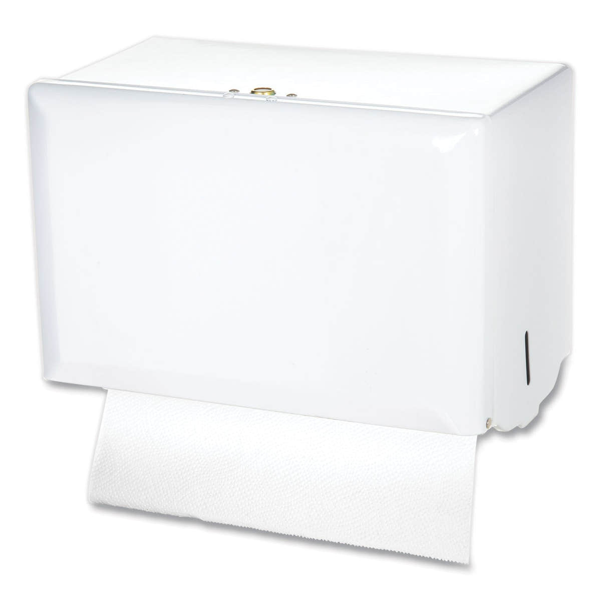 San Jamar Singlefold Paper Towel Dispenser, 10.75 x 6 x 7.5, White San Jamar Singlefold Paper Towel Dispenser, 10.75 x 6 x 7.5, White
