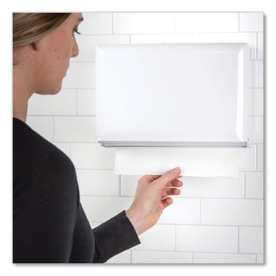 San Jamar Singlefold Paper Towel Dispenser, 10.75 x 6 x 7.5, White San Jamar Singlefold Paper Towel Dispenser, 10.75 x 6 x 7.5, White