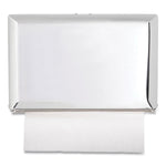 San Jamar Singlefold Paper Towel Dispenser, 10.75 x 6 x 7.5, Chrome San Jamar Singlefold Paper Towel Dispenser, 10.75 x 6 x 7.5, Chrome