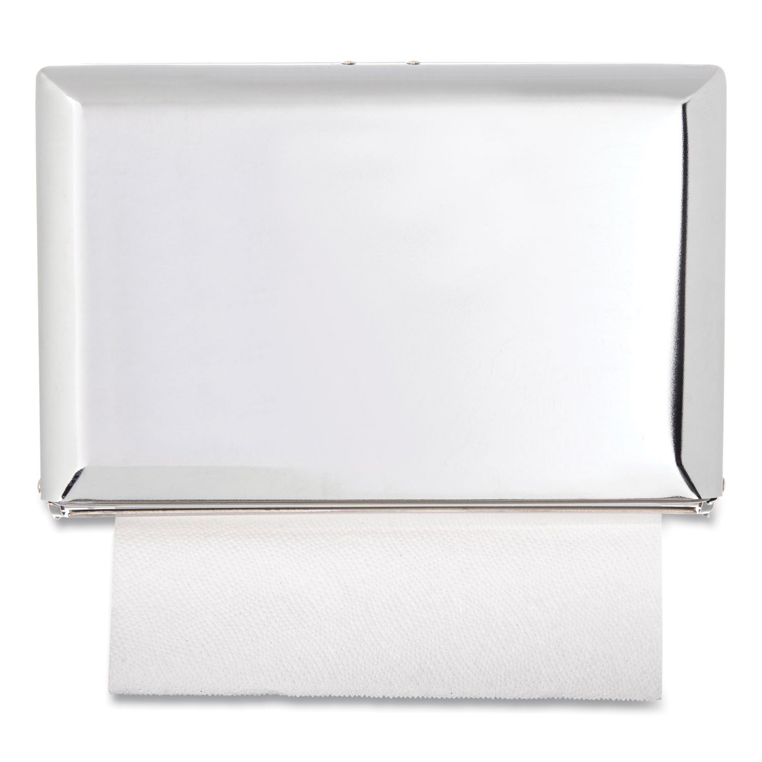 San Jamar Singlefold Paper Towel Dispenser, 10.75 x 6 x 7.5, Chrome San Jamar Singlefold Paper Towel Dispenser, 10.75 x 6 x 7.5, Chrome