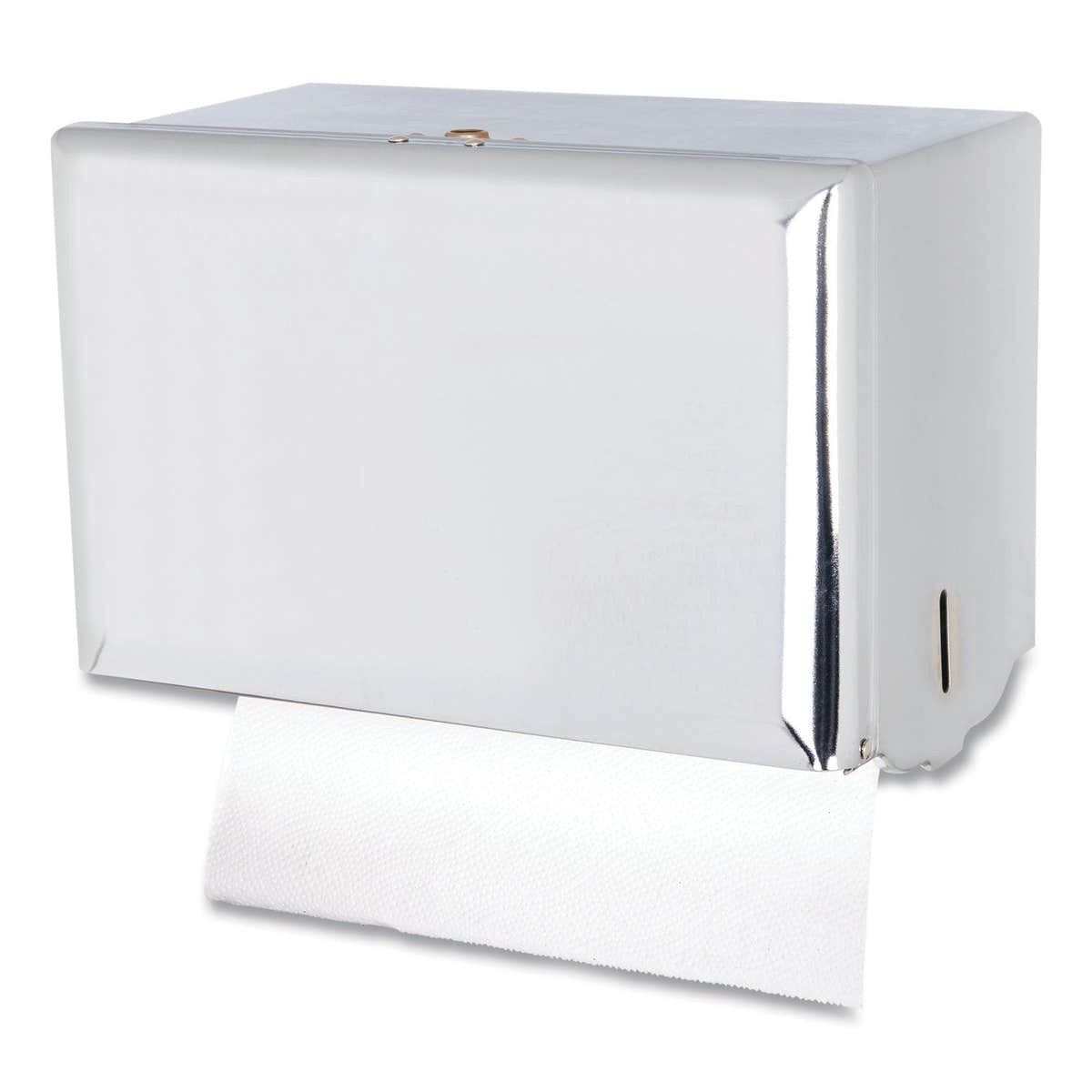 San Jamar Singlefold Paper Towel Dispenser, 10.75 x 6 x 7.5, Chrome San Jamar Singlefold Paper Towel Dispenser, 10.75 x 6 x 7.5, Chrome