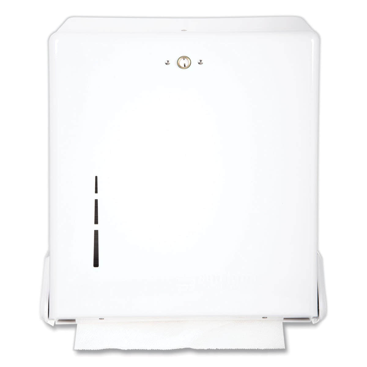 San Jamar True Fold C-Fold/Multifold Paper Towel Dispenser, 11.63 x 5 x 14.5, White San Jamar True Fold C-Fold/Multifold Paper Towel Dispenser, 11.63 x 5 x 14.5, White