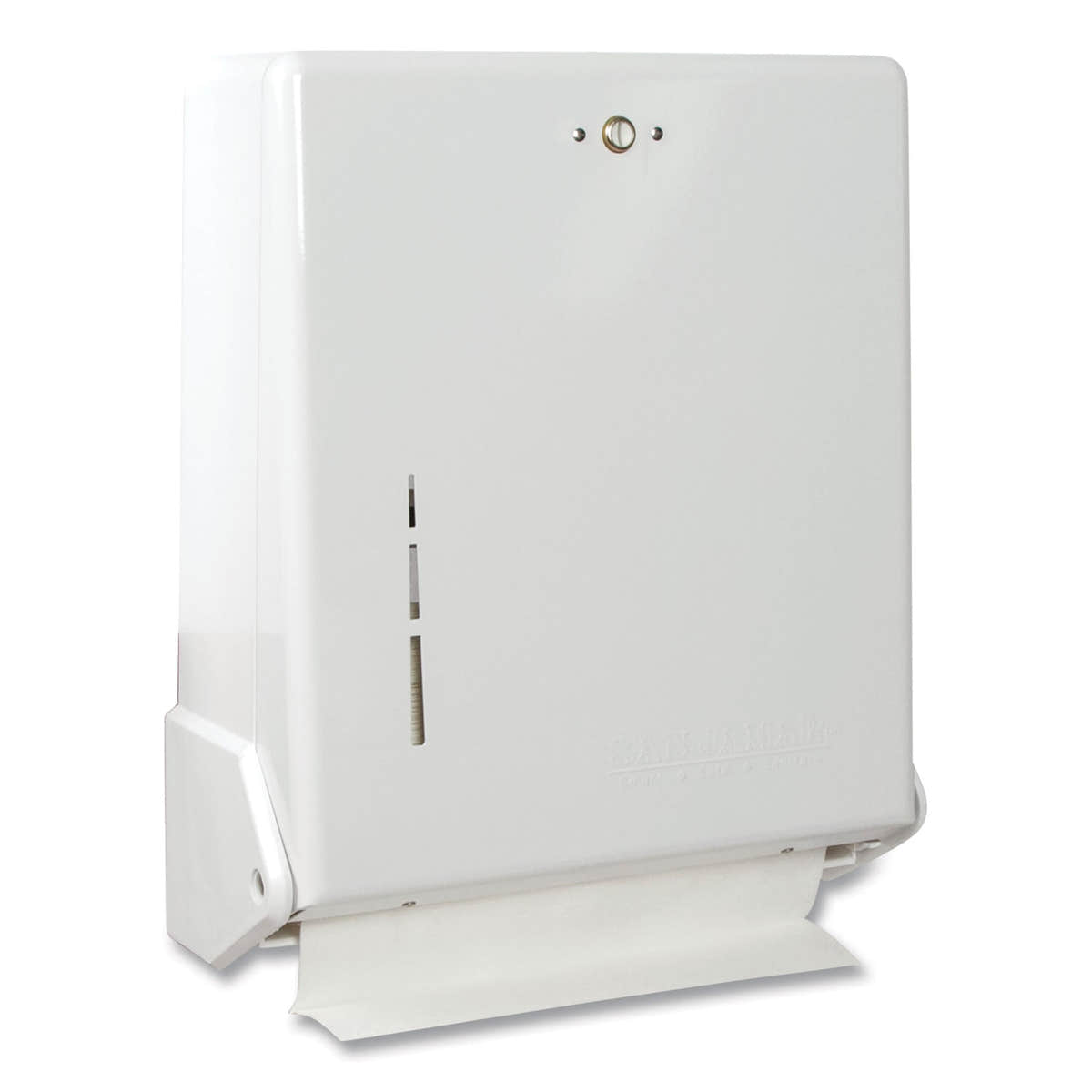 San Jamar True Fold C-Fold/Multifold Paper Towel Dispenser, 11.63 x 5 x 14.5, White San Jamar True Fold C-Fold/Multifold Paper Towel Dispenser, 11.63 x 5 x 14.5, White