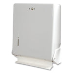 San Jamar True Fold C-Fold/Multifold Paper Towel Dispenser, 11.63 x 5 x 14.5, White San Jamar True Fold C-Fold/Multifold Paper Towel Dispenser, 11.63 x 5 x 14.5, White
