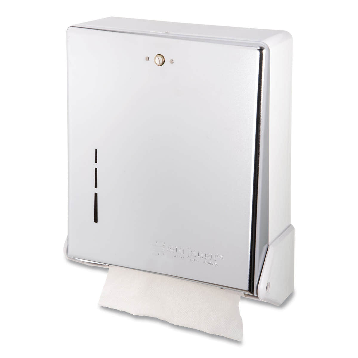 San Jamar True Fold C-Fold/Multifold Paper Towel Dispenser, 11.63 x 5 x 14.5, Chrome San Jamar True Fold C-Fold/Multifold Paper Towel Dispenser, 11.63 x 5 x 14.5, Chrome