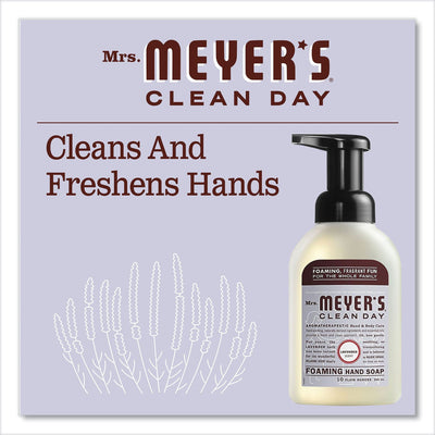 Mrs. Meyer's Foaming Hand Soap, Lavender, 10 oz, 6/Carton Mrs. Meyer's Foaming Hand Soap, Lavender, 10 oz, 6/Carton