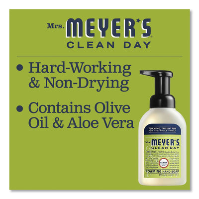 Mrs. Meyer's Foaming Hand Soap, Lemon Verbena, 10 oz, 6/Carton Mrs. Meyer's Foaming Hand Soap, Lemon Verbena, 10 oz, 6/Carton
