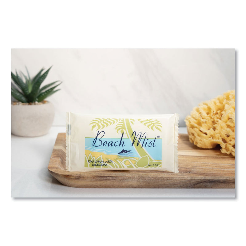 Beach Mist Face and Body Soap, Beach Mist Fragrance, # 1 1/2 Bar, 500/Carton Beach Mist Face and Body Soap, Beach Mist Fragrance, # 1 1/2 Bar, 500/Carton