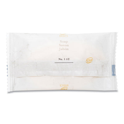 Dial Basics Deodorant Bar Soap, # 1 1/2 Individually Wrapped Bar, 500/Carton Dial Basics Deodorant Bar Soap, # 1 1/2 Individually Wrapped Bar, 500/Carton