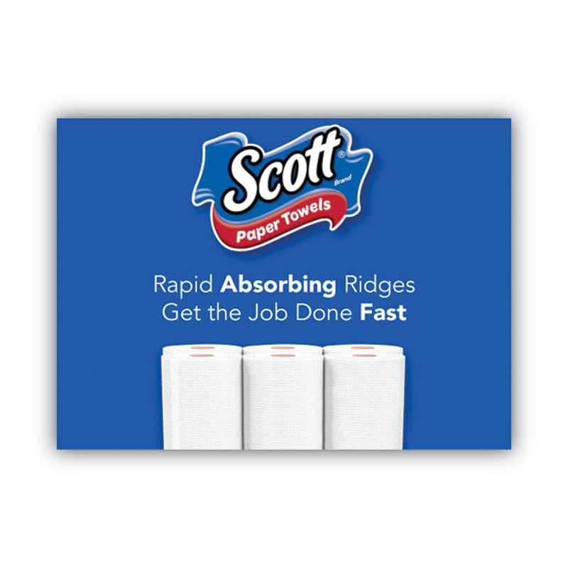 Scott Choose-a-Size Mega Kitchen Roll Paper Towels, 1-Ply, 102/Roll, 6 Rolls/Pack, 4 Packs/Carton Scott Choose-a-Size Mega Kitchen Roll Paper Towels, 1-Ply, 102/Roll, 6 Rolls/Pack, 4 Packs/Carton
