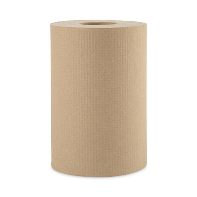 Boardwalk Hardwound Paper Towels, 1-Ply, 8" x 350 ft, Natural, 12 Rolls/Carton Boardwalk Hardwound Paper Towels, 1-Ply, 8" x 350 ft, Natural, 12 Rolls/Carton