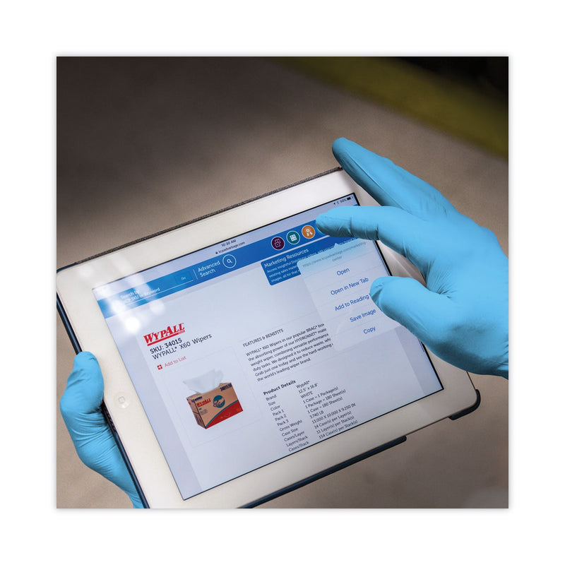 KleenGuard G10 Comfort Plus Blue Nitrile Gloves. Light Blue, X-Large, 100/Box KleenGuard G10 Comfort Plus Blue Nitrile Gloves. Light Blue, X-Large, 100/Box