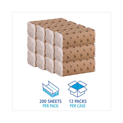 Boardwalk C-Fold Paper Towels, 1-Ply, 11.44 x 10, Bleached White, 200 Sheets/Pack, 12 Packs/Carton Boardwalk C-Fold Paper Towels, 1-Ply, 11.44 x 10, Bleached White, 200 Sheets/Pack, 12 Packs/Carton