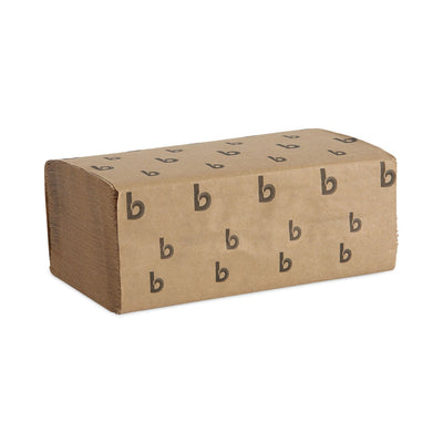 Boardwalk Singlefold Paper Towels, 1-Ply, 9 x 9.45, Natural, 250/Pack, 16 Packs/Carton Boardwalk Singlefold Paper Towels, 1-Ply, 9 x 9.45, Natural, 250/Pack, 16 Packs/Carton