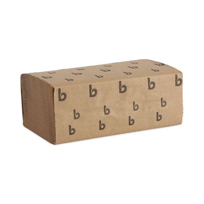 Boardwalk Singlefold Paper Towels, 1-Ply, 9 x 9.45, Natural, 250/Pack, 16 Packs/Carton Boardwalk Singlefold Paper Towels, 1-Ply, 9 x 9.45, Natural, 250/Pack, 16 Packs/Carton