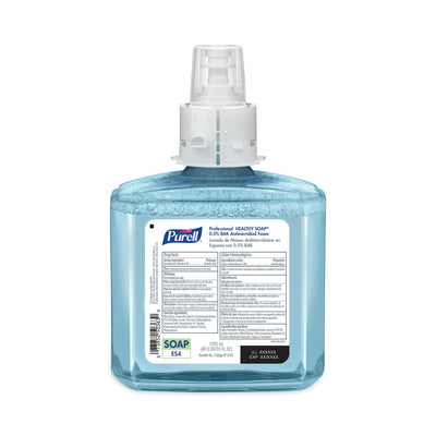 PURELL HEALTHY SOAP 0.5% BAK Antimicrobial Foam, For ES4 Dispensers, Plum, 1,200 mL, 2/Carton PURELL HEALTHY SOAP 0.5% BAK Antimicrobial Foam, For ES4 Dispensers, Plum, 1,200 mL, 2/Carton