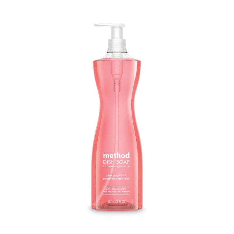 Method Dish Soap Pump, Hour-Glass Bottle Shape, Pink Grapefruit Scent, 18 oz Pump Bottle Method Dish Soap Pump, Hour-Glass Bottle Shape, Pink Grapefruit Scent, 18 oz Pump Bottle