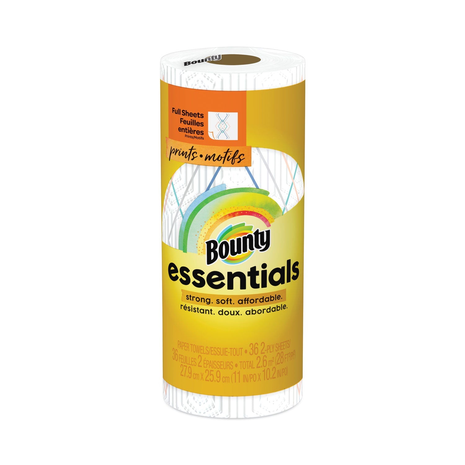 Bounty Essentials Kitchen Roll Paper Towels, 2-Ply, 11 x 10.2, 40 Sheets/Roll Bounty Essentials Kitchen Roll Paper Towels, 2-Ply, 11 x 10.2, 40 Sheets/Roll