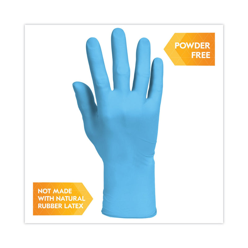 KleenGuard G10 Comfort Plus Blue Nitrile Gloves, Light Blue, Large, 1,000/Carton KleenGuard G10 Comfort Plus Blue Nitrile Gloves, Light Blue, Large, 1,000/Carton