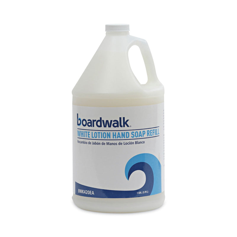 Boardwalk Mild Cleansing Lotion Soap, Cherry Scent, Liquid, 1 gal Bottle, 4/Carton Boardwalk Mild Cleansing Lotion Soap, Cherry Scent, Liquid, 1 gal Bottle, 4/Carton