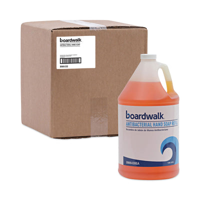 Boardwalk Antibacterial Liquid Soap, Clean Scent, 1 gal Bottle, 4/Carton Boardwalk Antibacterial Liquid Soap, Clean Scent, 1 gal Bottle, 4/Carton