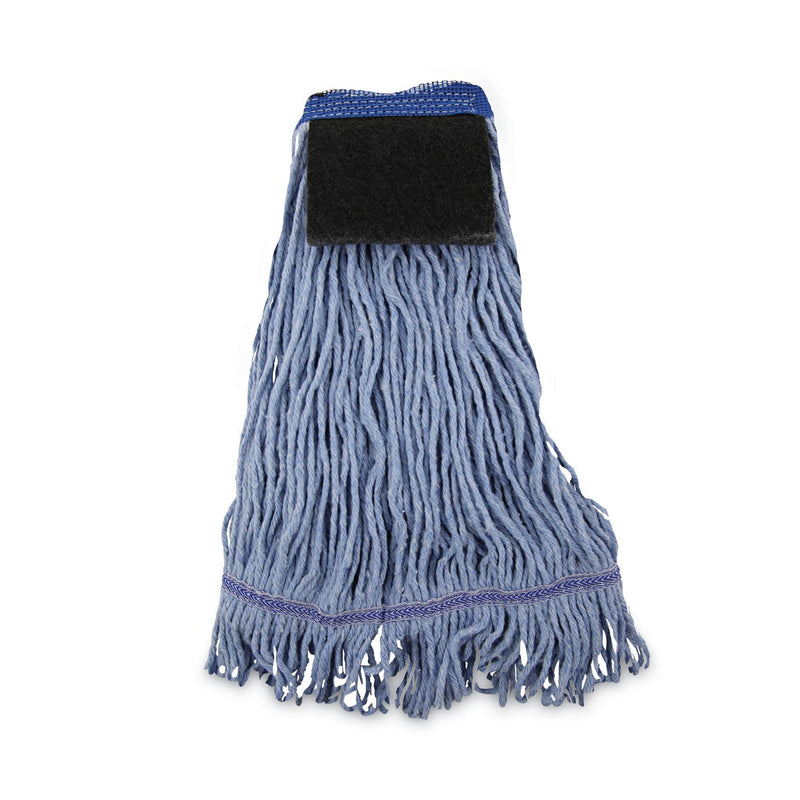 Boardwalk Mop Head, Loop-End, Cotton With Scrub Pad, Medium, 12/Carton Boardwalk Mop Head, Loop-End, Cotton With Scrub Pad, Medium, 12/Carton