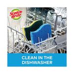 Scotch-Brite Non-Scratch Multi-Purpose Scrub Sponge, 4.4 x 2.6, 0.8" Thick, Blue, 3/Pack Scotch-Brite Non-Scratch Multi-Purpose Scrub Sponge, 4.4 x 2.6, 0.8" Thick, Blue, 3/Pack