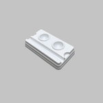 Disposable Dental Mixing Well – 2 Wells (White) Disposable Dental Mixing Well – 2 Wells (White)