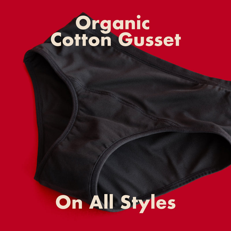 The Boxer Period. in Organic Cotton For Heavy Flows The Boxer Period. in Organic Cotton For Heavy Flows