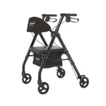 Rhythm Healthcare Aluminum 4 Wheel Rollator with Universal Height Adjustment Rhythm Healthcare Aluminum 4 Wheel Rollator with Universal Height Adjustment