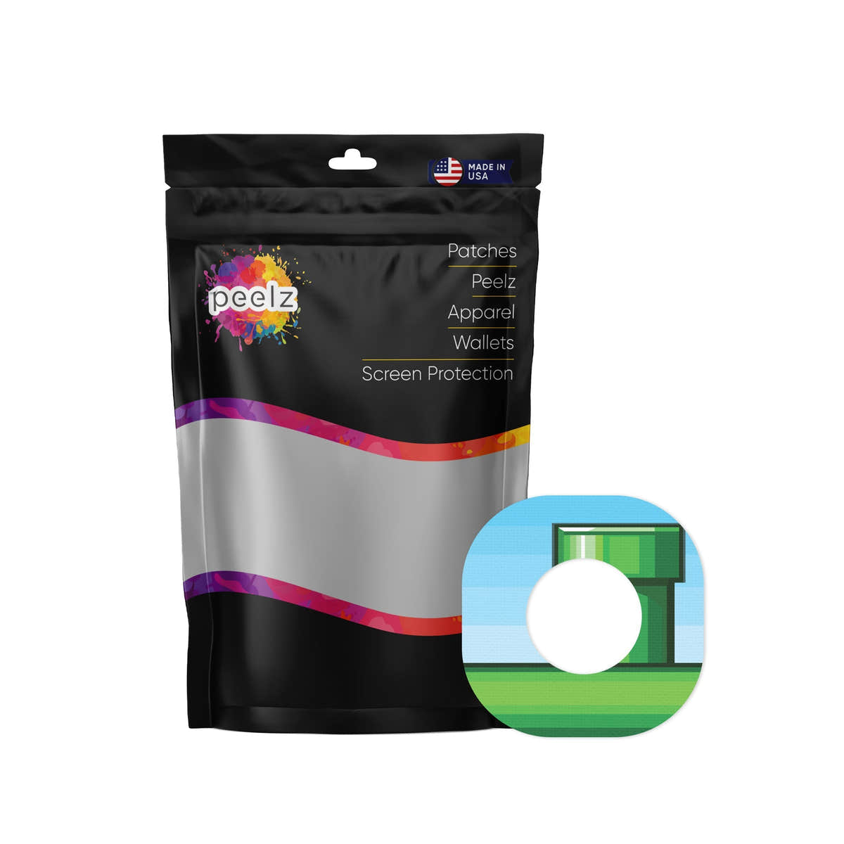 80s Gamer Dexcom G7 and Stelo Patch Tape - Pump Peelz 80s Gamer Dexcom G7 and Stelo Patch Tape - Pump Peelz