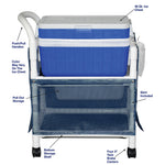 MJM International 810 Hydration / ice cart, with skirt cover and panels, 48 qt ice chest MJM International 810 Hydration / ice cart, with skirt cover and panels, 48 qt ice chest