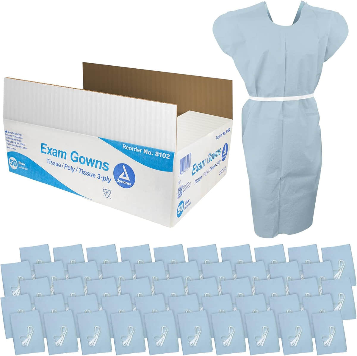 Dynarex Exam Gown Dynarex Exam Gown