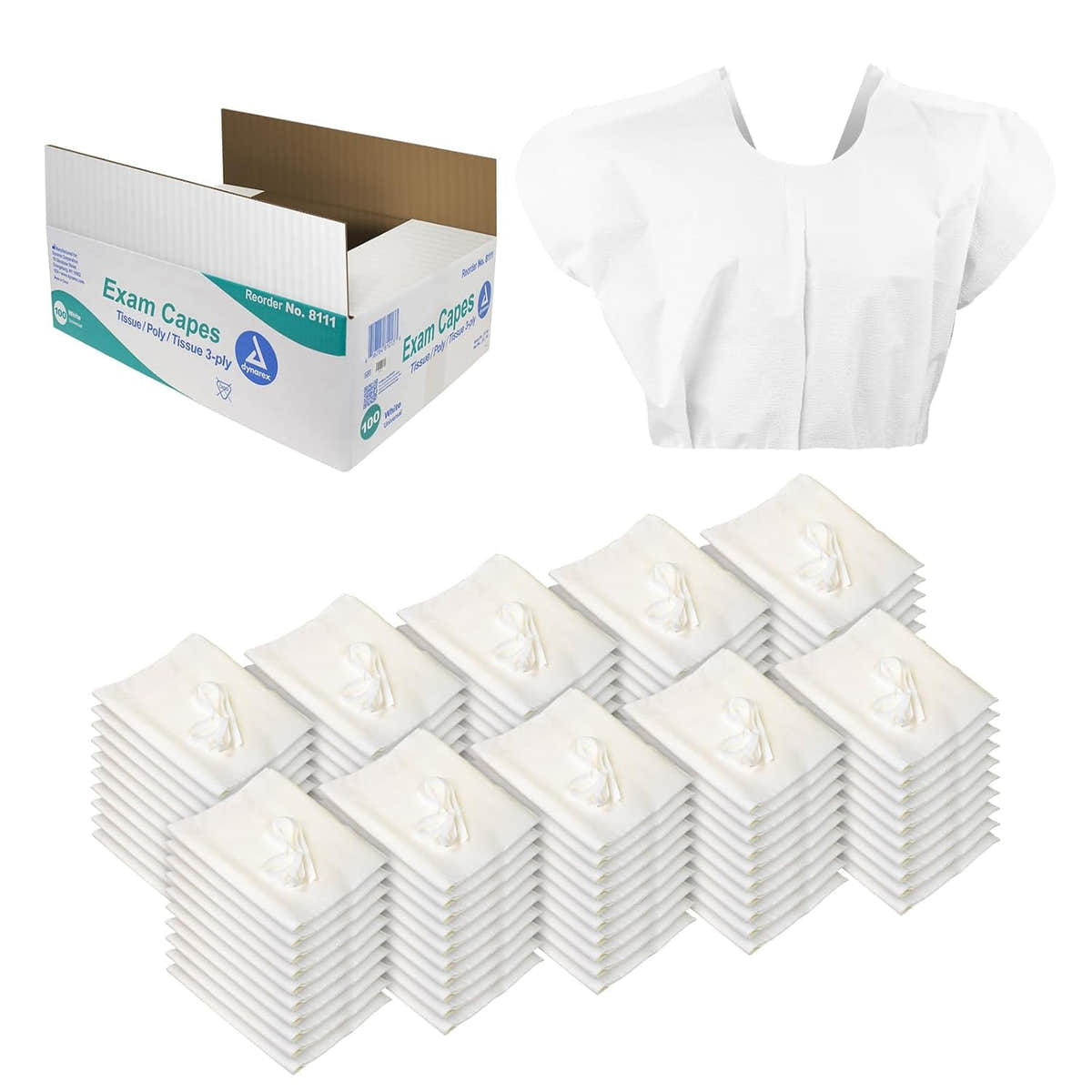 Dynarex Exam Cape (100 Count) Dynarex Exam Cape (100 Count)